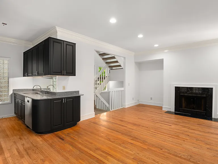 Open living area with access to the kitchen