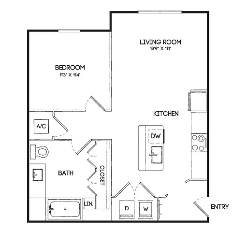 Floor plan A1HC