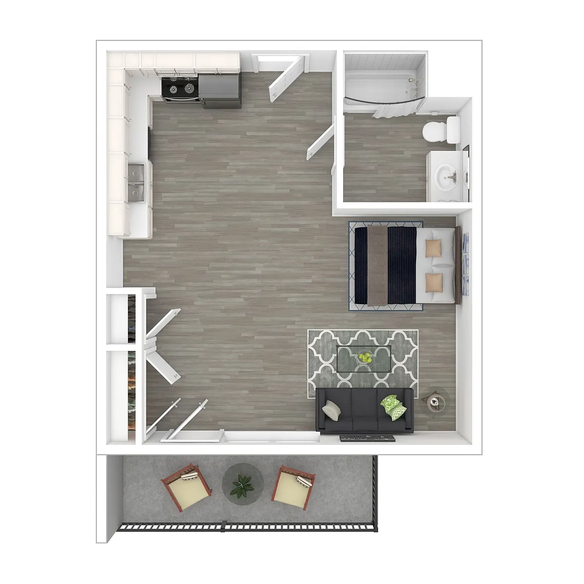 Floor plan Studio