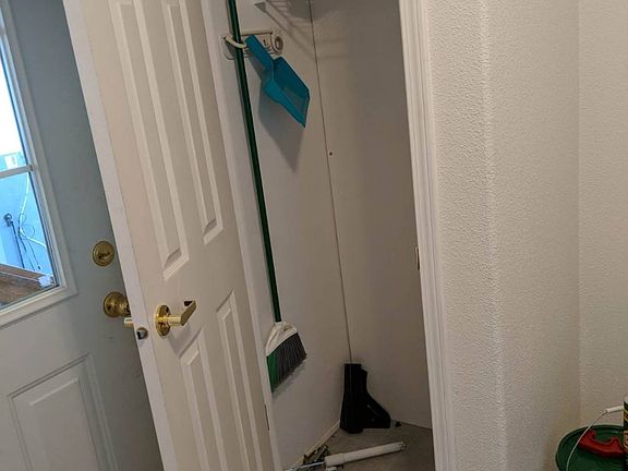 Closet in laundry/mud room