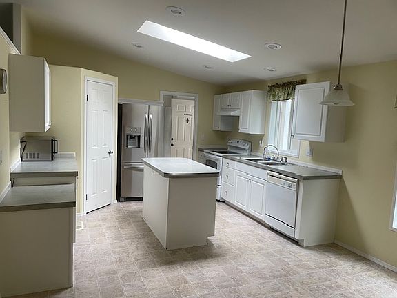 Open kitchen with island