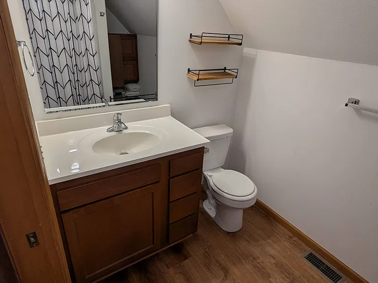 Upstairs Bathroom: Standing Shower