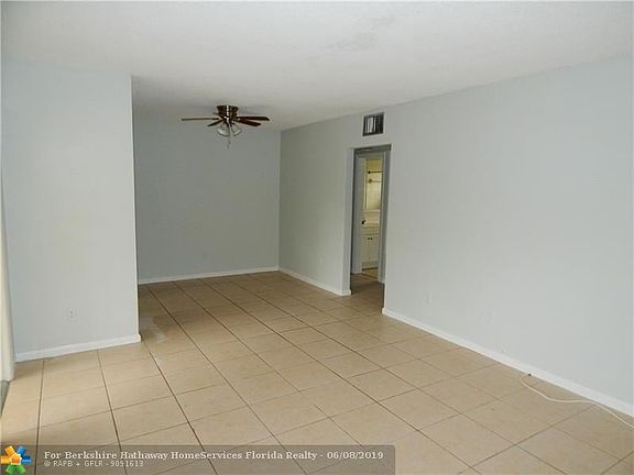 Spacious dining and living area.