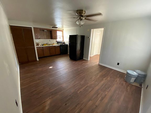 Living room and kitchen