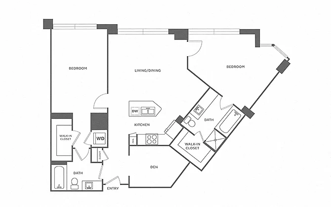 Floor plan B09 with Den