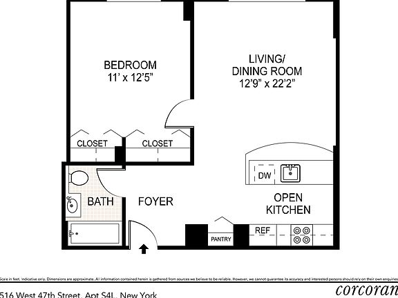 2nd image of 516 W 47th St APT S4l
