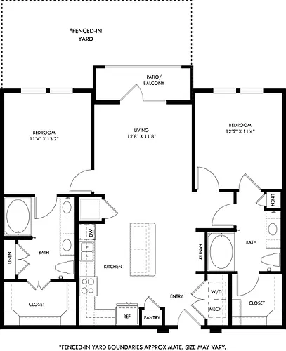 Floor plan Ranger with Fenced-In Yard