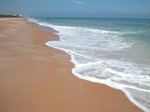 Ormond Beach just a short walk down the street