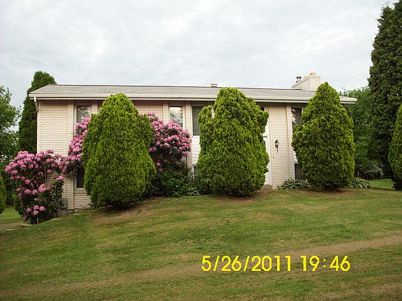 View of front with Rhodendro