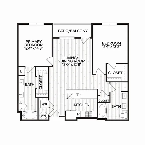 Floor plan B3