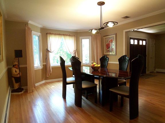 Spacious dining room