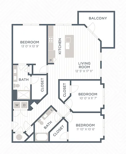 Floor plan C1-3