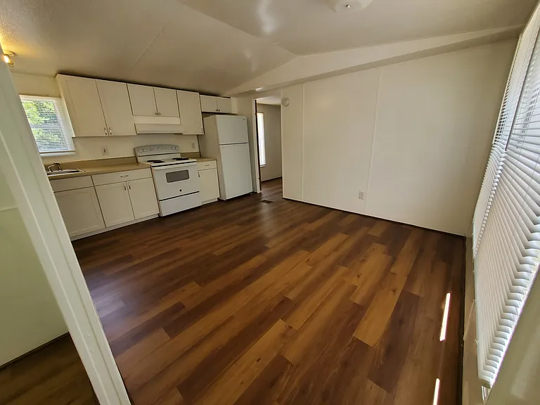 Kitchen View from Laundry Area