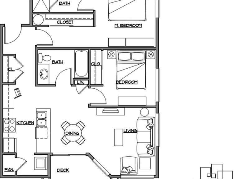 2x2 Standard l 965 sq ft l Marketplace Flats 2x2 Standard l 965 sq ft l Marketplace Flats