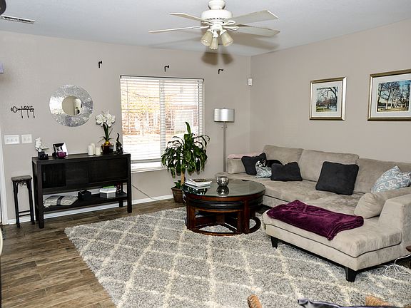 Gray rustic tile floor