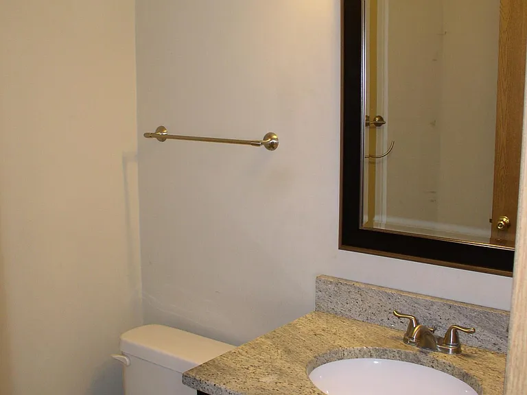 First floor powder room
