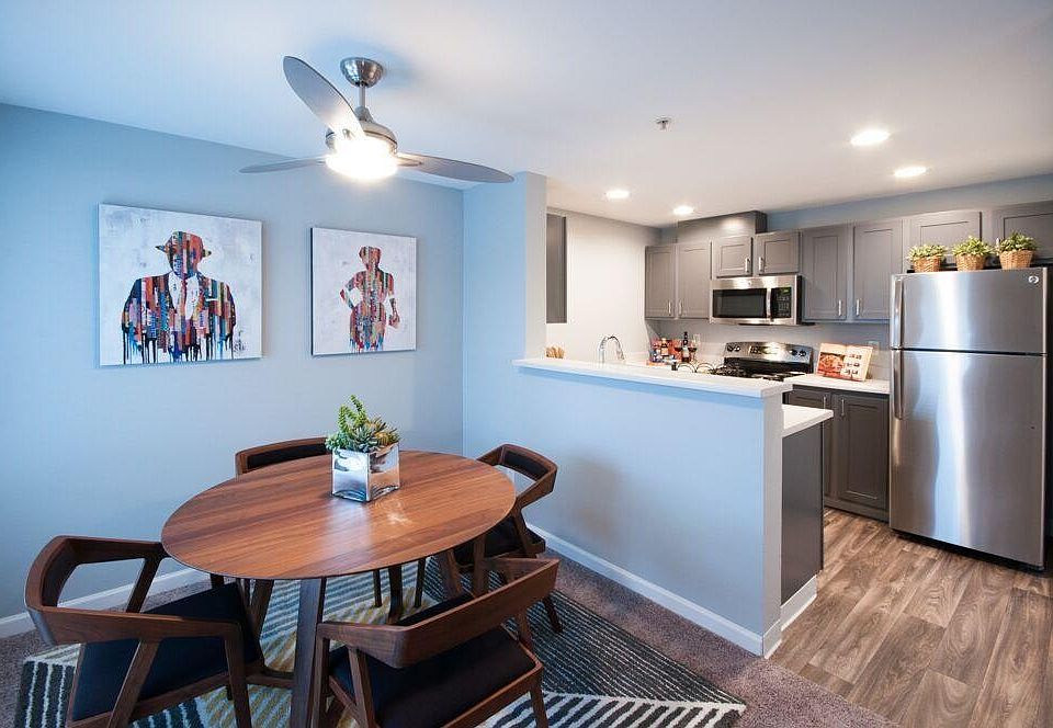 Kitchen and dining area