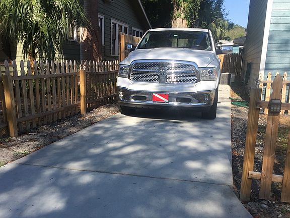 Extra extended parking pad
