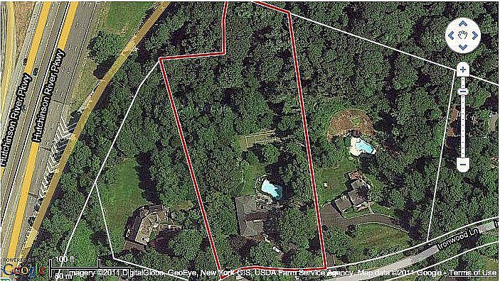 Birds-Eye View of the Property Line 