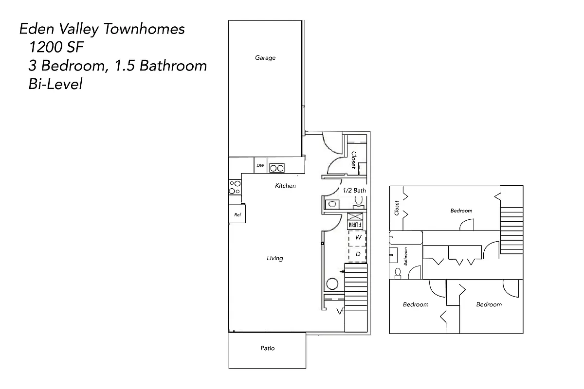 Floor plan Three Bedroom