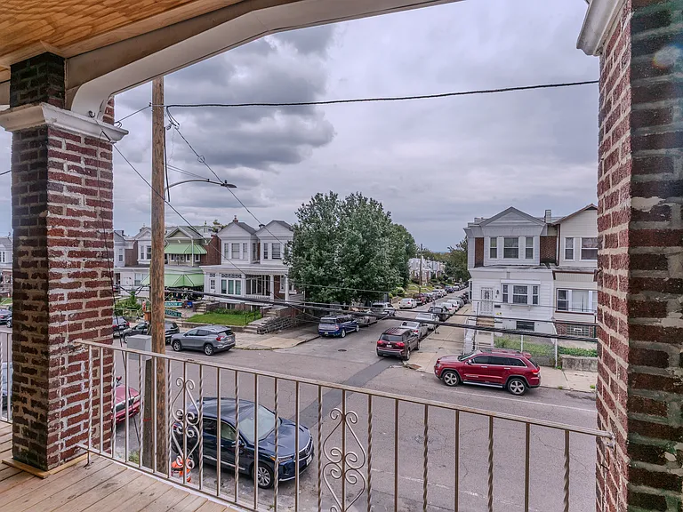 Balcony view 2, Great View! At night, you can see the lights on the Walt Whitman Bridge.