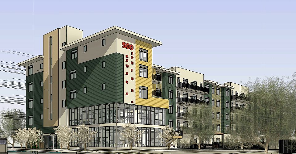 Rendering of Building Exterior