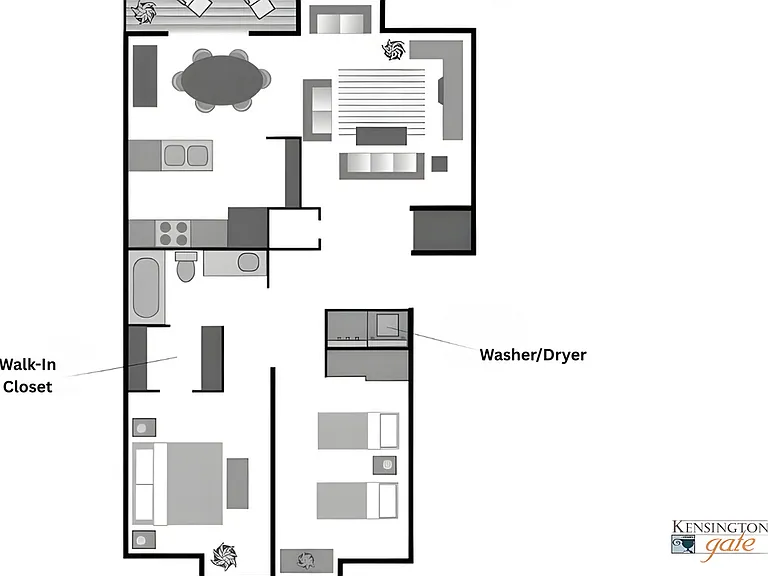 2x1 Deluxe l 980 sq ft l Kensington Gate 2x1 Deluxe l 980 sq ft l Kensington Gate
