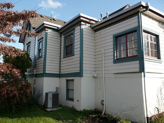 North side and heat pump.