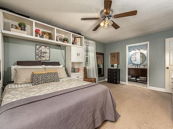 Master bedroom and master bath entry