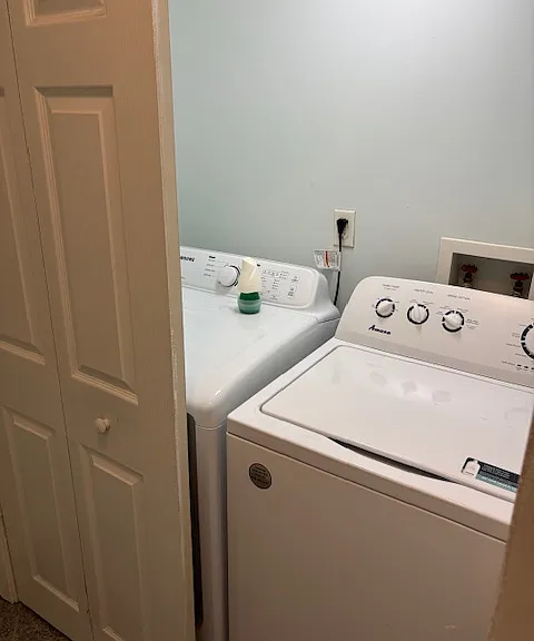 Downstairs laundry