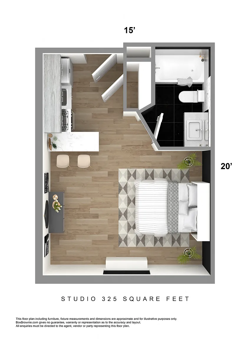 Floor plan Studio