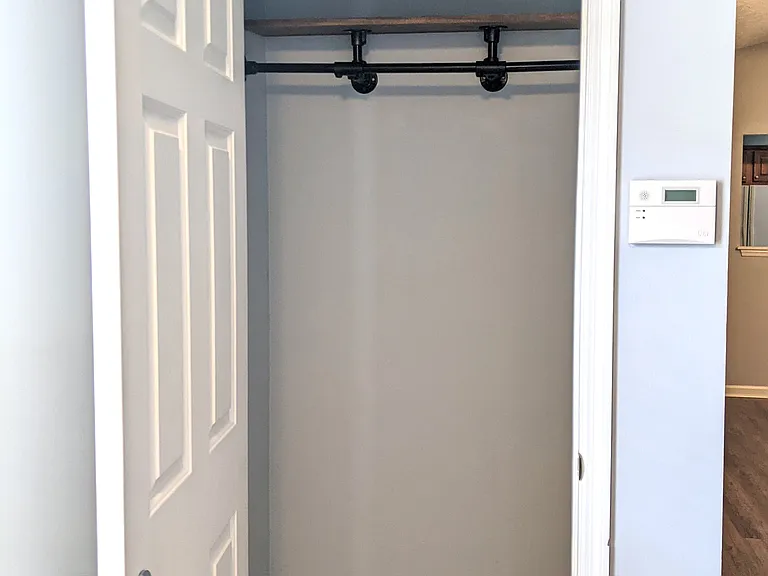 foyer closet - upgrade shelf