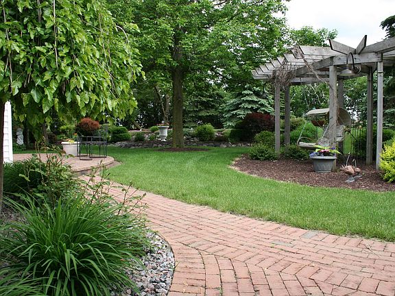 Backyard view from west