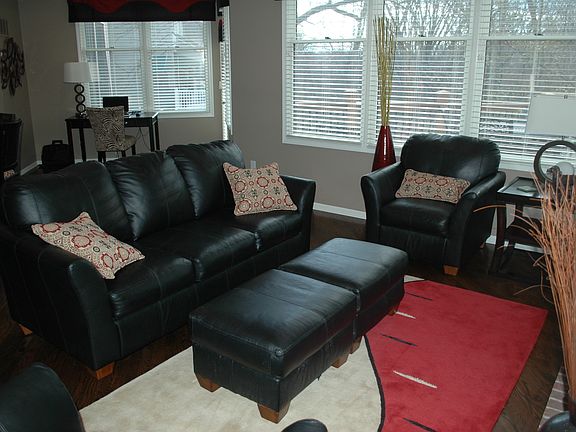 Hearth Room overlooks woods