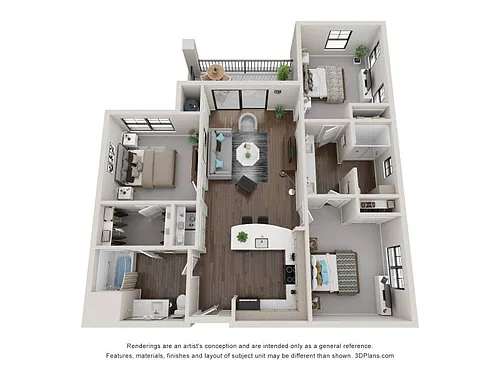 Floor plan The Adams