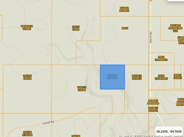 County Road St, Colcord, OK 74338
