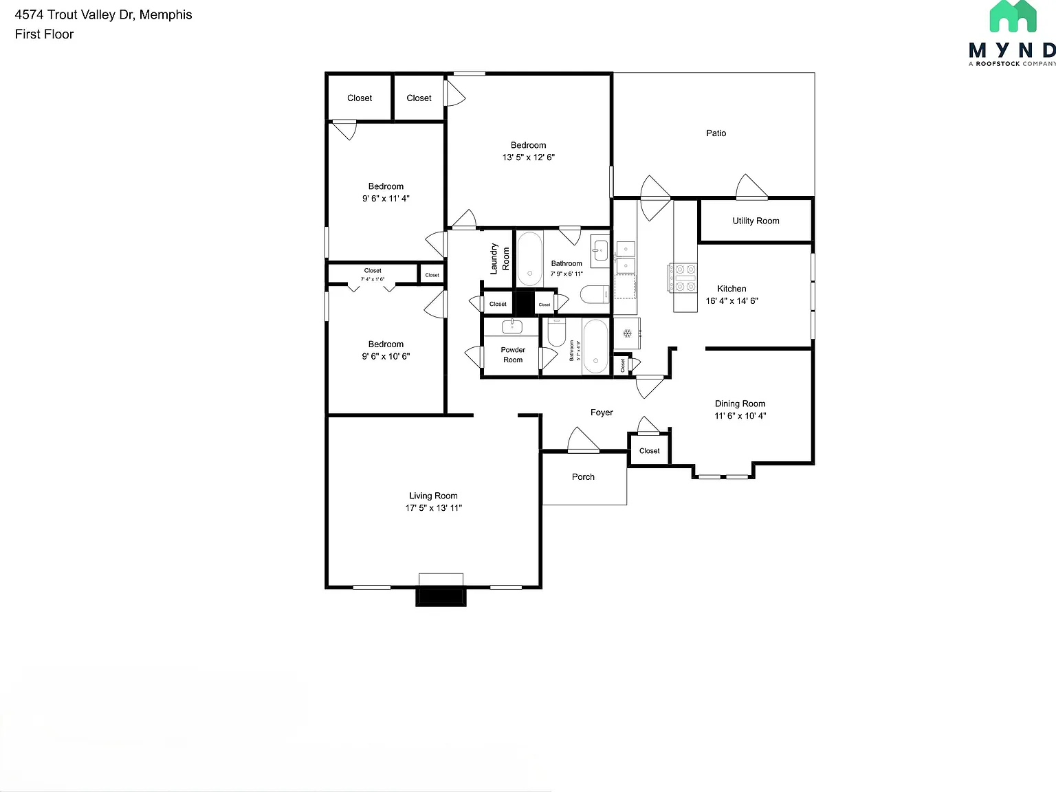 3 bed, 2.0 bath, 1555 sqft, $1,390 — Photo 4