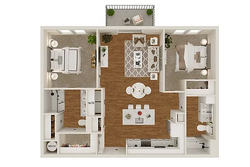 Floor plan B2