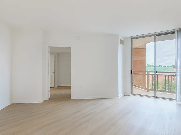 Living Room with Hard Surface Floor and Balcony