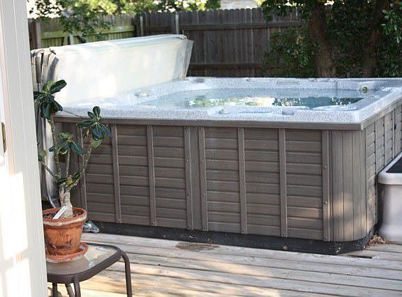 Spa from Master Bedroom