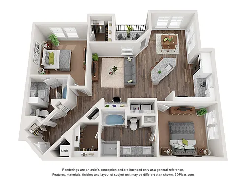 Floor plan B2