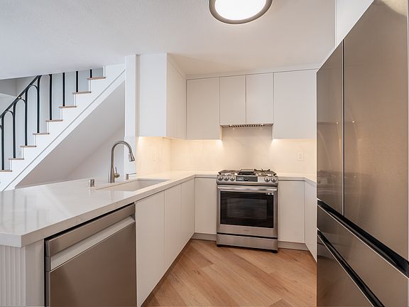 Kitchen with new Samsung smart appliances