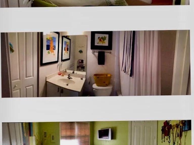 1st Floor Bedroom or private office with private full bath.