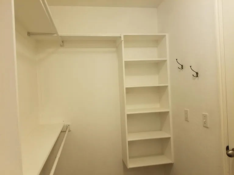 Master closet.