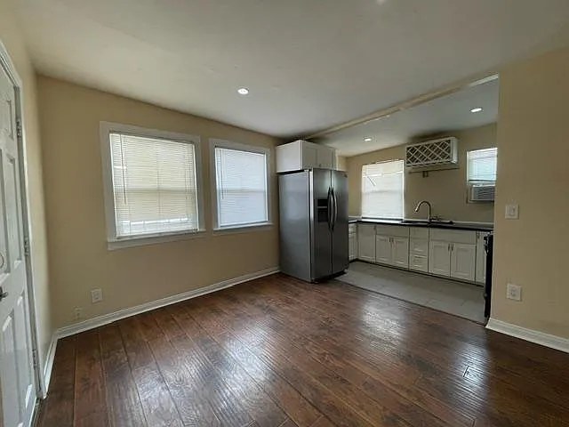 Living room and kitchen