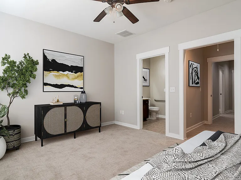 Hallway and Living Room