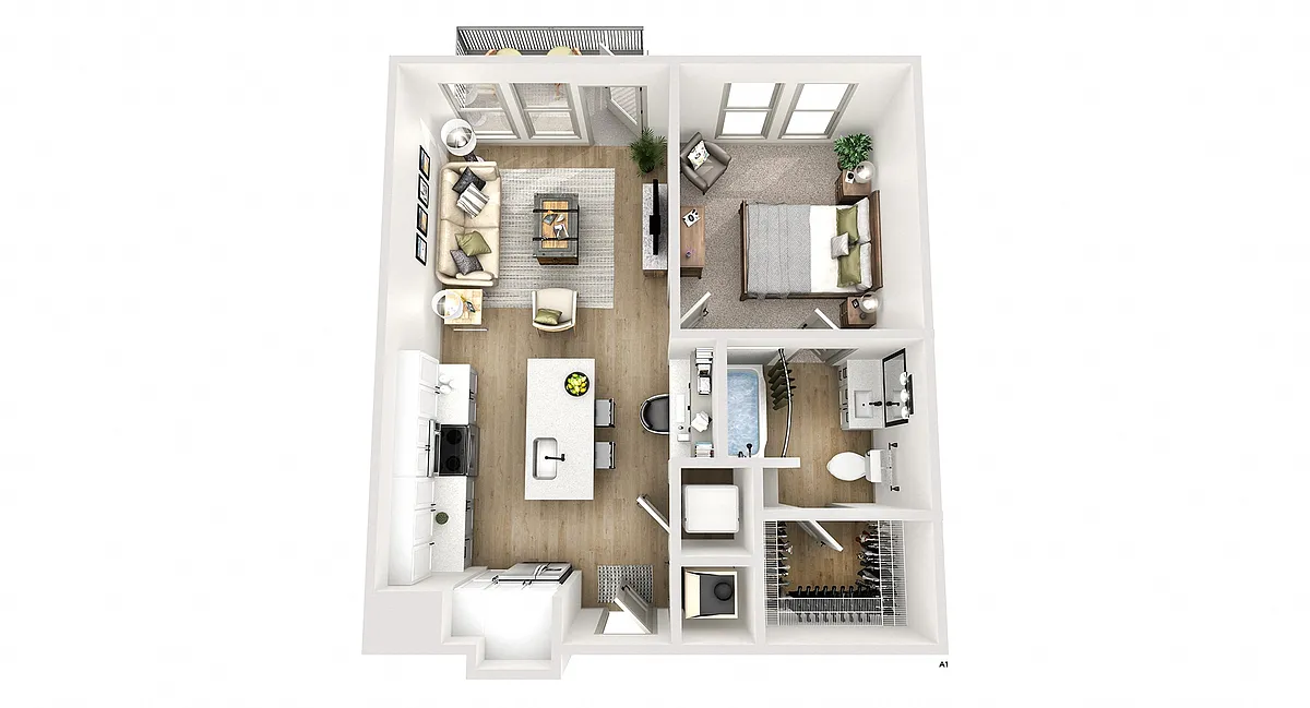 Floor plan A1