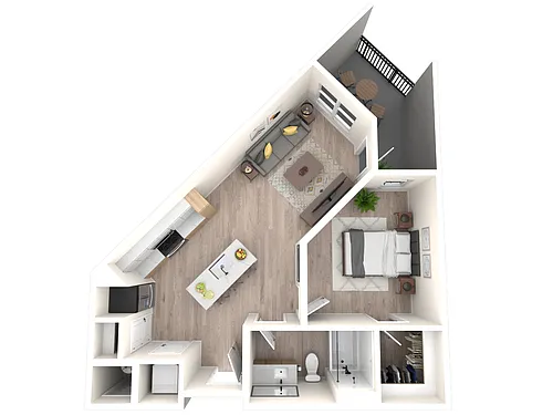 Floor plan 1B