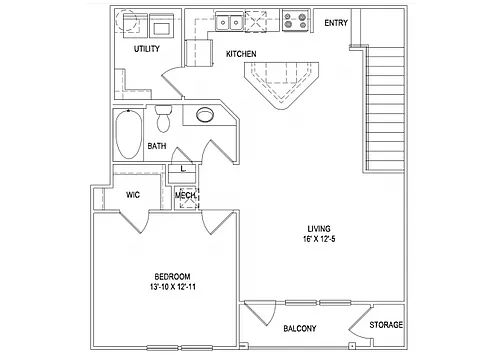 Floor plan A1DG