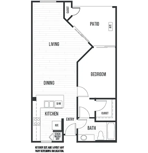 Floor plan Plan 1C